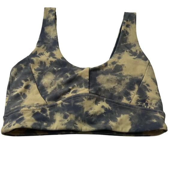 VARLEY Women’s Let’s Go Elsie Green Tie Dye Sports Bra Size S - Picture 1 of 6